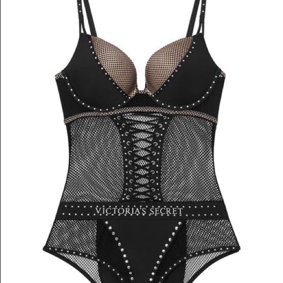 Victoria's Secret Other - Victoria’s Secret Balmain fishnet bodysuit sz 34B